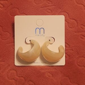 Melody Huggie Hoop Earrings NWT